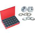Imperial Grade 5 SAE Hex Nut, Lock/Flat Washer, Zinc Plated, Assortment, 926 Pieces