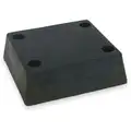 Dock Bumper: 13 in Overall Ht, 12 in Overall Wd, 4 in Overall Dp, Bolt On Mounting, 4 Mounting Holes