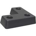 Dock Bumper: 18 in Overall Ht, 18 in Overall Wd, 4 in Overall Dp, Bolt On Mounting, 3 Mounting Holes