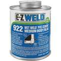 Blue Solvent Cement, Size 8, For Use With PVC, Schedule 40 and 80 Pipes and Fittings Up To 8