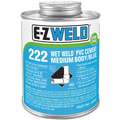 Blue Solvent Cement, Size 16, For Use With PVC, Schedule 40 and 80 Pipes and Fittings Up To 8