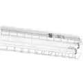 Acuity Lithonia Wire Guard, Steel, White, For Use With C and UN (5 in W) Fixtures, 48 in Nominal Length