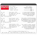 Dayton DC Permanent Magnet Motor, 1/18 HP, Non-Standard Frame, Nameplate RPM 1,800, Voltage 90V DC