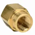 Reducing Coupling: Brass, 1/4 in x 1/8 in Fitting Pipe Size, Female NPT x Female NPT, Coupling, NPT