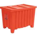 Myton Industries Bulk Container, Orange, 29" H x 41" L x 28" W, 1EA