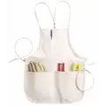 CLC White, Tool Apron, Canvas, 29 to 46" Waist Size, Number of Pockets 4