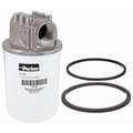 Fiberglass Hydraulic Spin-on Filter, 10 Micron Rating, 1-1/4" NPTF Inlet Port Thread Size
