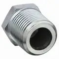 Hex Head Plug: 316L Stainless Steel, 1/2 in Fitting Pipe Size, Male NPT, 15/16 in Overall Lg