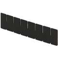 Esd Box Divider,Black,9-5/8in.