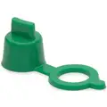 Plastic Grease Fitting Cap, Green