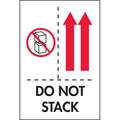 Shipping Labels, Do Not Stack, Paper, Adhesive Back, 4" Width, 6" Height, PK 500