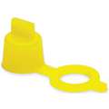 Plastic Grease Fitting Cap, Yellow