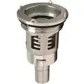Tote Valve, 3", Stainless Steel, 104 F