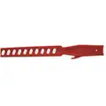 Paint Stir Stick: Plastic, 12 7/8 in Lg, 1 1/2 in Wd, For Use With Paints, Red