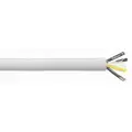Continuous Flexing Control Cable: 5 Conductors, 20 AWG Wire Size, 7.5 x OD, Unshielded