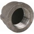 Black Malleable Iron Reducer Coupling, FNPT, 1/2" x 1/4", Schedule 80