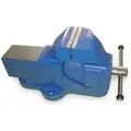 Heavy Duty Combination Vise, 5" Jaw Width, 5" Max. Opening, 3-3/8" Throat Depth