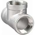 304 Stainless Steel Tee, FNPT, 1/4" Pipe Size - Pipe Fitting
