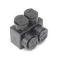 Burndy Insulated Multitap Connector, Single-Sided Entry, L, No. of Ports 2, 2/0 AWG Max. Conductor Size