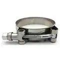 300 Stainless Steel T-Bolt Clamp without Spring; Clamp Dia. Range: 1-1/4" to 1-25/64"