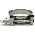 300 Stainless Steel T-Bolt Clamp without Spring; Clamp Dia. Range: 2-1/2" to 2-13/16"