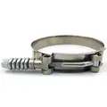 201 Stainless Steel Spring Loaded T-Bolt Clamp; Clamp Dia. Range: 3-7/8" to 4-3/16"