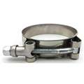 201 Stainless Steel T-Bolt Clamp without Spring; Clamp Dia. Range: 3-1/2" to 3-13/16"