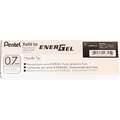 Pentel Medium Roller Ball Ink Refill For EnerGel Retractable Liquid Gel Pens, Black