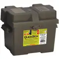 Quick Cable Battery Box: Standard Vehicles, Group 24 Fits Battery Size Group, 10 1/2 in Inside L, Snap