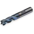 Square End Mill, 3/8" Milling Diameter, Number of Flutes: 4, 3/4" Length of Cut, TiCN, HG-4C