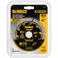 Dewalt DW4713T 4-1/2" Wet/Dry Diamond Saw Blade, Turbo/Segmented Rim Type, Application: Masonry