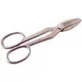 Ampco Tinners Snip, Straight, 8 in Overall Length, 18 ga Maximum Sheet Thickness