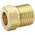 Flare Nut: For 1/4 in Tube OD, Flared, 7/16-24 Fitting Thread Size, 9/16 in Overall Lg, 10 PK