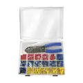 Power First Wire Terminal Kit, Terminal Type: Vinyl Insulated, Number of Pieces: 270, Number of Sizes: 3