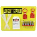 Condor Lockout Station: 9 Components Included, Gen, Lockout Station, Keyed Different Padlocks