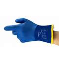 Versatouch Chemical Resistant Gloves: -22&deg;F Min. Temp., 79 mil Glove Thick, 12 in Glove Lg, Blue, PVC, 1 PR