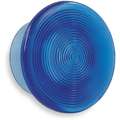 Schneider Electric 30mm Plastic Mushroom Head, Illuminated, Blue, 1.38" Dia.