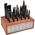 Mayhew Pro Punch and Chisel Set: 24 Pieces, Cape Chisel/Cold Chisel/Diamond Point Chisel/Round Nose Chisel, Box