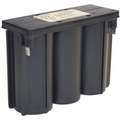 Hubbell Lighting Battery: Sealed Lead Acid, 6 V Volt, 5 Ah Battery Capacity, 3" Overall Height, 2 1/4" Overall Dp