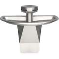 Wash Fountain: Bradley, Silver, Stainless Steel, Semi-Circular, 54 in Overall Wd, Sensor Activation