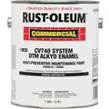 Rust-Oleum Interior/Exterior Paint: For Metal, White, 1 gal Size, Oil, Less than 100g/L, 24 hr Dry Time Recoat
