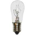 10.0 Watts Incandescent Lamp, S6, Candelabra Screw (E12), 66 Lumens, 2800K Bulb Color Temp., 1 EA