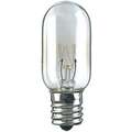 15.0 Watts Incandescent Lamp, T7, Intermediate Screw (E17), 108 Lumens, 2800K Bulb Color Temp., 1 EA