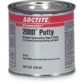 Loctite 2000 Degrees F Putty: High Temp, 8 oz., with Temp. Range of Up to 2000&deg;F, Gray, 7 hr Cure