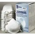 Moldex Disposable Respirator: Dual, Non-Adj, Molded Nose Bridge, Comfort, White, S Mask Size, MOLDEX, 20 PK