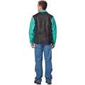 Karewear Green Sateen w/Cane Back and Kevlar Thread Welding Jacket, Size: 4XL, 30" Length