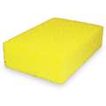Tough Guy 4-3/16" x 6" Cellulose Sponge, Yellow, 1EA