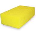Tough Guy 4-5/16" x 7-1/2" Cellulose Sponge, Yellow, 1EA