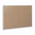 Mead Push-Pin Bulletin Board, Cork, 48 "H x 72" W, Brown