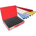 Imperial Dual Wall Seal-A-Splice Heat Shrink Tubing Assortment, 24", Blue/Red, White/Yellow, Polyolefin, 10 Pieces
